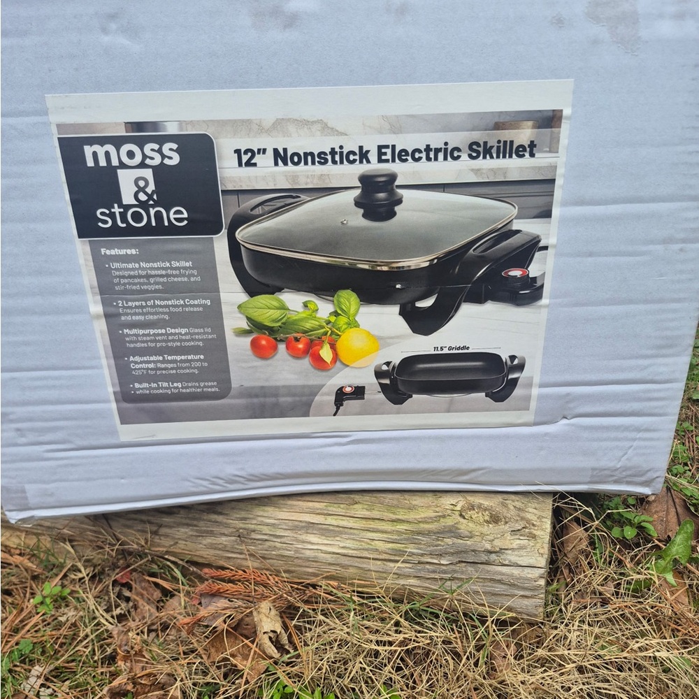 Moss & Stone 12" Nonstick Electric Skillet SOLD